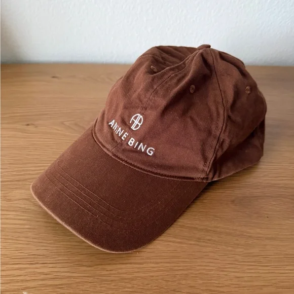 Anine Bing Chocolate Brown Baseball Cap - Picture 2 of 4